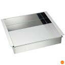 18-8 アルゴン溶接 玉子豆腐器 関東型 27cm ATM-20[関連:野崎製作所 業務用 料理道具 ステンレス 豆腐造り型 手造り トウフ 寒天 ゼリー カ...
