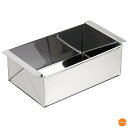 18-0 家庭用 玉子豆腐器 小 ATM-09[関連:霜鳥製作所 クイーンローズ 日本製 料理道具 ステンレス 豆腐造り型 手造り トウフ 寒天 ゼリー 胡麻豆...