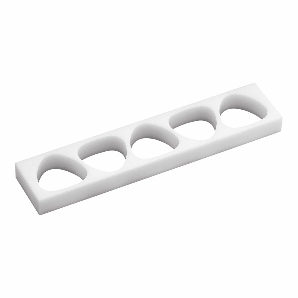 住友ベークライト　PE　耐熱抗菌　ジャンボ大阪おにぎり型　5穴　KJ5OO　BON-54[関連：業務用 抗菌材入り スーパー耐熱 おにぎり型 食器洗浄機対応 抗菌プラスチック 食品工場]