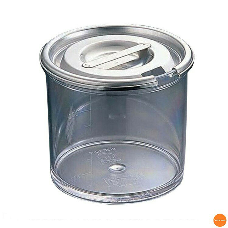 ポリカーボネイト　スパイスポット　目盛付　Φ10cm　ASP-23[関連：遠藤商事 業務用 卓上用品 薬味入れ ..