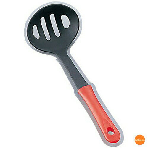 ミニキッチン　ナイロン　穴明きお玉　赤　BMN-02[関連：アルティス キッチンツール キッチングッ ...