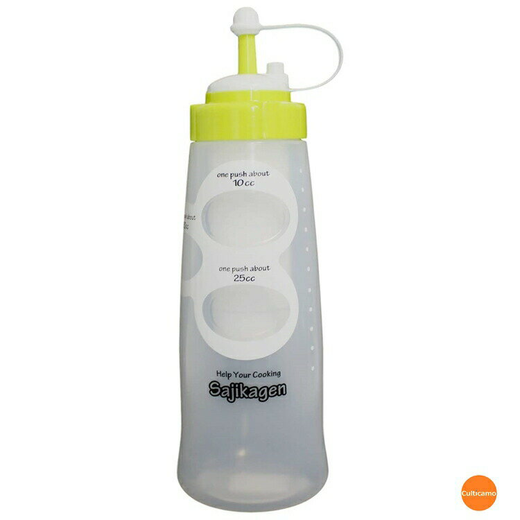 さじかげん　L　ME-600S　600cc　ライムグリーン　BSZ-15[関連：DAIWA 台和 業務用 調理小物 調味料入れ ボトル 容器 しょう油 酢 酒 みりん シロップ]