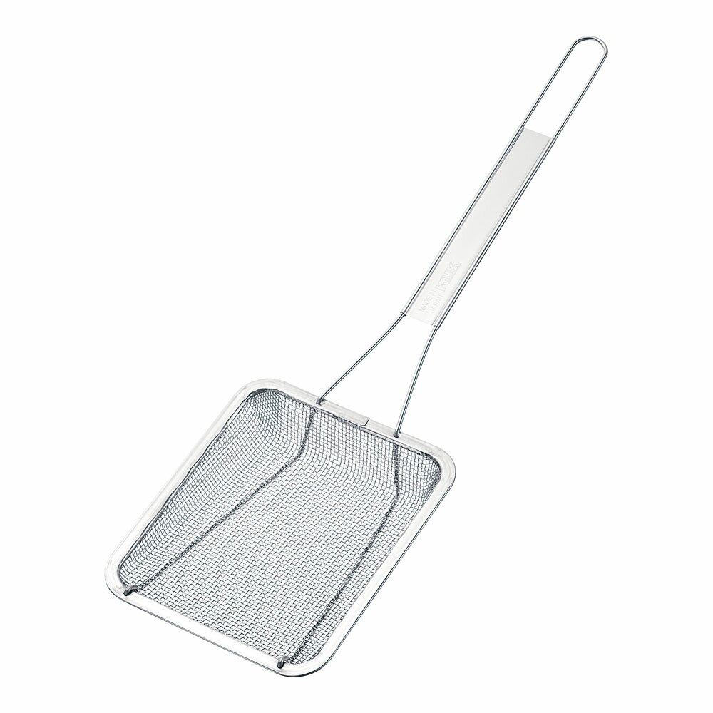 ステンレス　シンプル　フライヤー用角カス揚げ　小　12メッシュ　AKS-41［関連：TKG 遠藤商事 業務用 ..