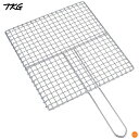 TKG 業務用焼物網 タフロス シングル取手 33号 33cmx30cm 柄16.5cm DTH-04[関連:遠藤商事 業務用 日本製 焼物用品 焼物器 焼きと...