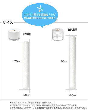 ★メール便送料無料★【超音波加湿器 交換 フィルター】《BP8 加湿器用》交換吸水芯 ■3本セット {1}