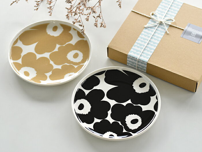 marimekko マリメッコ ギフトセット UNIKKO ウニッコ プレート 2点セット