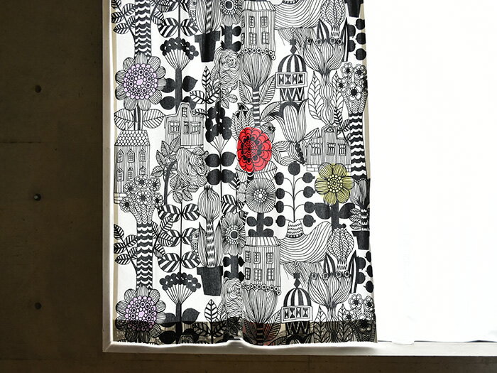 オーダー カーテン マリメッコ 北欧 marimekko LINTUKOTO リントゥコト 北欧カーテン 北欧生地 北欧インテリア