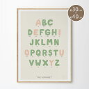▼20%OFF▼アウトレット 訳あり セール ポスター 北欧 THE ALPHABET アルファベット ABC 30×40cm 30x40cm Kunskaps...