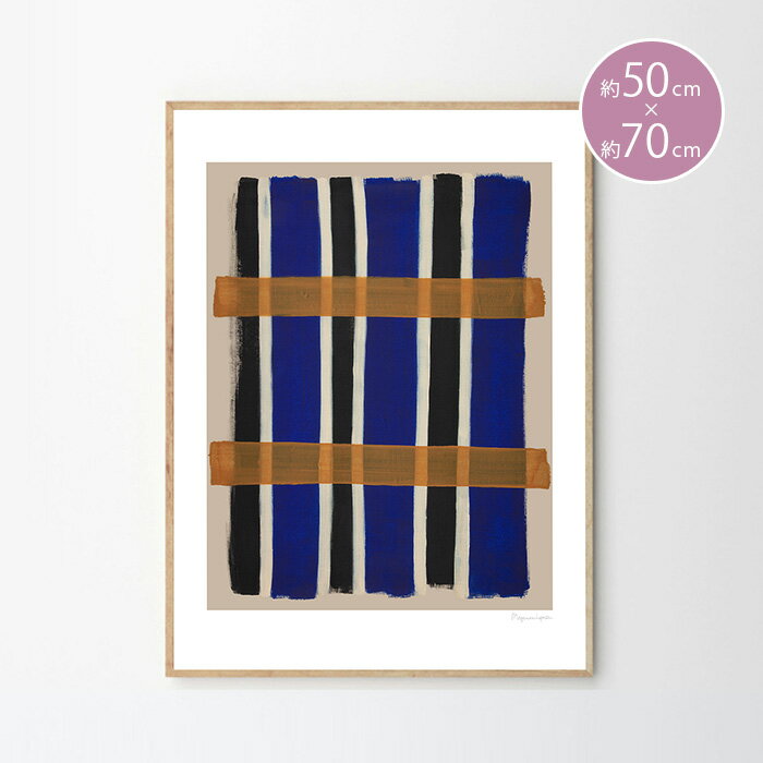 ポスター 北欧 Checkered チェック柄 50×70cm 50x70cm ポスタークラブ THE POSTER CLUB 抽象 幾何学 インテリア 雑貨 北欧デザイン おしゃれ