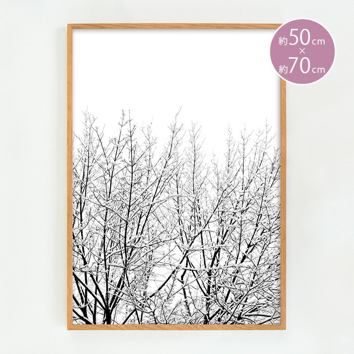 6/1★ポイント最大18倍 ポスター 北欧 Snowy Tree 50×70cm 50x70cm ココラパンデザイン Coco Lapine Design