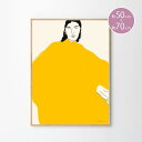 ポスター 北欧 Yellow Dress 50×70cm 50x70cm ポスタークラブ THE POSTER CLUB