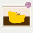 WARMGREY TAIL ウォームグレーテイル ポスター ARMCHAIR YELLOW 50×70cm