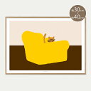 WARMGREY TAIL ウォームグレーテイル ポスター ARMCHAIR YELLOW 30×40cm