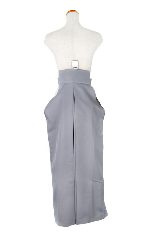 袴 コスプレ 無地袴 和服 和装 和風 巫女 仮装 コスチューム レディース 男装 汎用 フリーサイズ グレー 灰色 アパレル