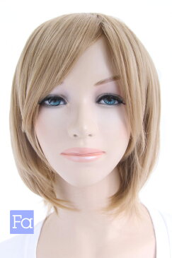ショートレイヤー 【ロイヤルミルクティー】【ウィッグネット付】コスプレウィッグ 耐熱180℃ コスプレ イベント パーティー コスチューム 変装 仮装 アニメ ハロウィン 学園祭 夏コミ 文化祭 宴会 忘年会 新年会(la-nrff88)
