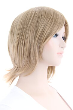 ショートレイヤー 【ロイヤルミルクティー】【ウィッグネット付】コスプレウィッグ 耐熱180℃ コスプレ イベント パーティー コスチューム 変装 仮装 アニメ ハロウィン 学園祭 夏コミ 文化祭 宴会 忘年会 新年会(la-nrff88)