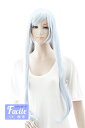 ロング ストレート 77cm【月白色(げっぱくいろ)】【ウィッグネット付】コスプレ ウィッグ ロングウィッグ 耐熱(lo-bb0051)