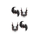 タトゥーシール タトゥーシール 蝙蝠 文字 トライバル 蝶 龍 ハート 薔薇 月 タトゥーシール ハロウィン フェイクタトゥー 刺青 入れ墨 ハロウィン タトゥー