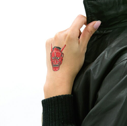 タトゥーシール タトゥーシール 赤般若 文字 トライバル 蝶 龍 ハート 薔薇 月 タトゥーシール ハロウィン フェイクタトゥー 刺青 入れ墨 ハロウィン タトゥー 2