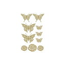 タトゥーシール タトゥーシール 黄金蝶 文字 トライバル 蝶 龍 ハート 薔薇 月 タトゥーシール ハロウィン フェイクタトゥー 刺青 入れ墨 ハロウィン タトゥー