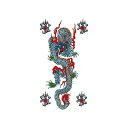 タトゥーシール タトゥーシール 青龍 文字 トライバル 蝶 龍 ハート 薔薇 月 大 タトゥーシール ハロウィン フェイクタトゥー 刺青 入れ墨 ハロウィン タトゥー