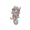 タトゥーシール タトゥーシール 線画・黒ドラゴン 文字 トライバル 蝶 龍 ハート 薔薇 月 タトゥーシール ハロウィン フェイクタトゥー 刺青 入れ墨 ハロウィン タトゥー