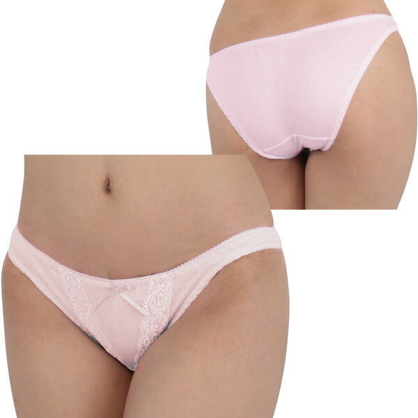 コットン＆レースコンビフルバック ピンク コスプレ 可愛い インナー アニメ アイドル ハロウィン イベ..