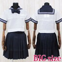 私立女子学園中学校・高等学校のセーラー服(夏服)BIG コスプレ 可愛い 制服 スクール セーラー ブレザー ジャンパースカート 学生服 女子高生 アニメ アイ...