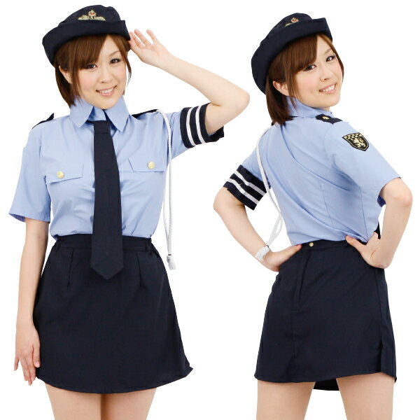 楽天スーパーSALE 10%off コスらぶ ミニスカ婦警 コスプレ 可愛い ポリス アーミー 婦人警官 軍服 警察 迷彩 ミニスカ アニメ ハロウィン イベント 余興 宴会 仮装 学園祭 大人 コスチューム セクシー 衣装