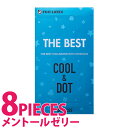 中身がバレない包装 コンドーム ザ・ベストコンドーム クール＆ドット 冷感 クール 冷たい 避妊具 二重梱包 つぶつぶ ドット 凸凹 ザラザラ 刺激 避妊具 二重梱包 レギュラーサイズ スタンダード 普通サイズ