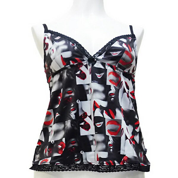 69SLAM ロックスラム レディース キャミソール RED LIPS Lのサムネイル