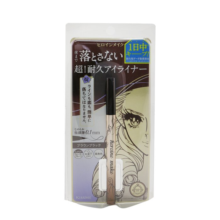 キスミー Heroine Make Prime Liquid Eyeliner Rich Keep - No. 02 Black Brown 0.4ml KISS ME Heroine Make Prime Liquid Eyeliner Rich Keep - No. 02 Black Brown 0.4ml 送料無料 【楽天海外通販】