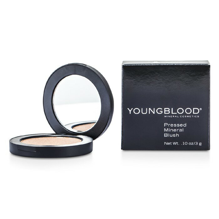 Oubh vXg~lubV - Bashful 0.11oz YoungB Pressed Mineral Blush - Bashful 3g  yyVCOʔ́z