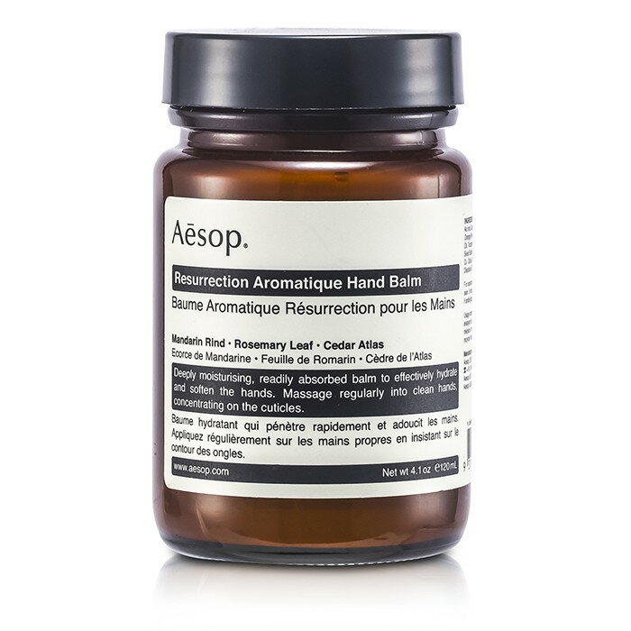 イソップ イソップ レスレクション ハンドバーム 120 ml 4oz Aesop Resurrection Aromatique Hand Balm 120ml 送料無料 【楽天海外通販】