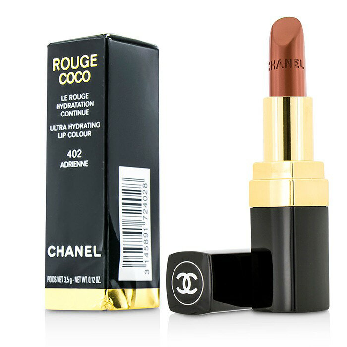 シャネル ルージュ ココ - No. 402 アドリエンヌ 0.12oz Chanel Rouge Coco Ultra Hydrating Lip Colour - No. 402 Adriennne 3.5g 送料無料 【楽天海外通販】