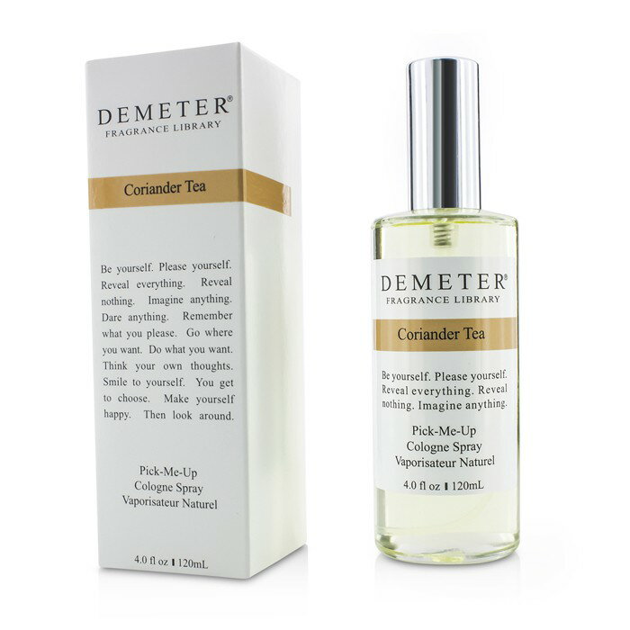 ディメーター コリアンダーティー コロン 4oz Demeter Coriander Tea Cologne 120ml 送料無料 【楽天海外通販】