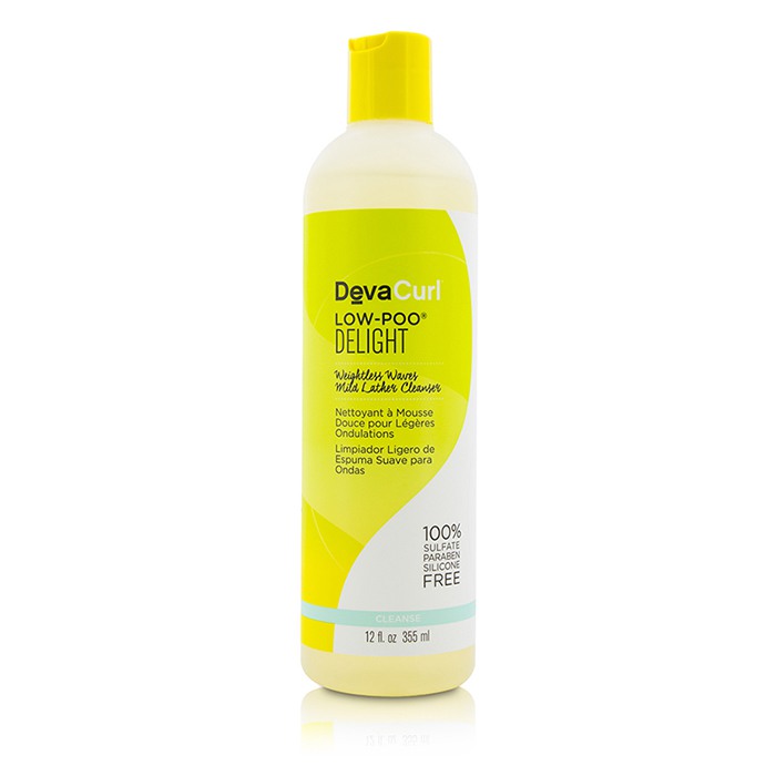 デヴァ ロープーディライト (軽やかな泡立ちのシャンプー - ウェーブヘア用) 12oz DevaCurl Low-Poo Delight (Weightless Waves Mild Lather Cleanser - For Wavy Hair) 355ml 送料無料 【楽天海外通販】