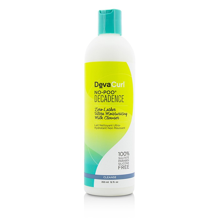 デヴァ ノープーデカダンス (泡立たず保湿力の高いシャンプー - スーパーカーリーヘア用) 12oz DevaCurl No-Poo Decadence (Zero Lather Ultra Moisturizing Milk Cleanser - For Super Curly Hair) 355ml 送料無料 【楽天海外通販】