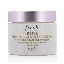 フレッシュ ローズ ディープ ハイドレーション フェイス クリーム - ノーマル to ドライ スキン タイプ 1.6oz Fresh Rose Deep Hydration Face Cream - Normal to Dry Skin Types 50ml 送料無料 【楽天海外通販】