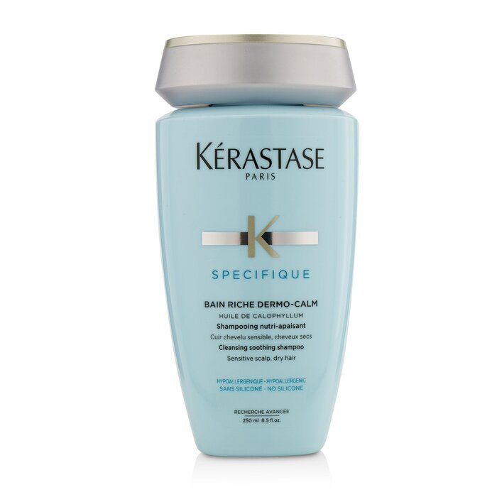 ケラスターゼ Specifique Bain Riche Dermo-Calm Cleansing Soothing Shampoo (敏感な頭皮や乾燥した髪用) 8.5oz Kerastase Specifique Bain Riche Dermo-Calm Cleansing Soothing Shampoo (Sensitive Scalp, Dry Hair) 250ml 送料無料 