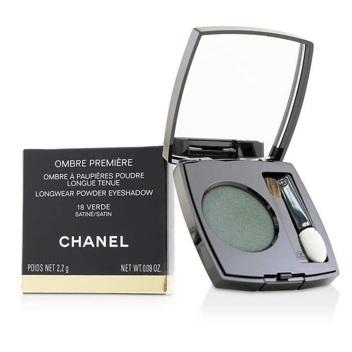 シャネル オンブル プルミエール ロングウェア パウダー アイシャドウ - No. 18 Verde (Satin) 0.08oz Chanel Ombre Premiere Longwear Powder Eyeshadow - No. 18 Verde (Satin) 2.2g 送料無料 【楽天海外通販】