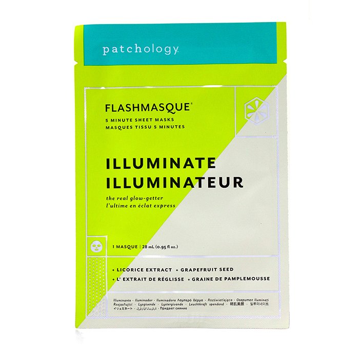 パッチオロジー フラッシュマスク 5 ミニット シート マスク - Illuminate 0.95oz Patchology FlashMasque 5 Minute Sheet Mask - Illuminate 4x28ml 送料無料 【楽天海外通販】