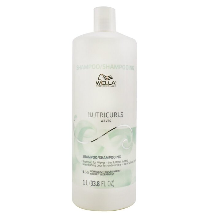 ウエラ ヌートリカール シャンプー(フォー ウェーブズ) 33.8oz Wella Nutricurls Shampoo (For Waves) 1000ml 送料無料 【楽天海外通販】