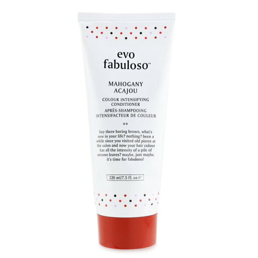 イーヴォ Fabuloso Colour Intensifying Conditioner - No. Mahogany 7.5oz Evo Fabuloso Colour Intensifying Conditioner - No. Mahogany 220ml 送料無料 【楽天海外通販】 イーヴォ Fabuloso Colour Intensifying Conditioner - No. Mahogany 7.5oz Evo Fabuloso Colour Intensifying Conditioner - No. Mahogany 220ml 送料無料 【楽天海外通販】
