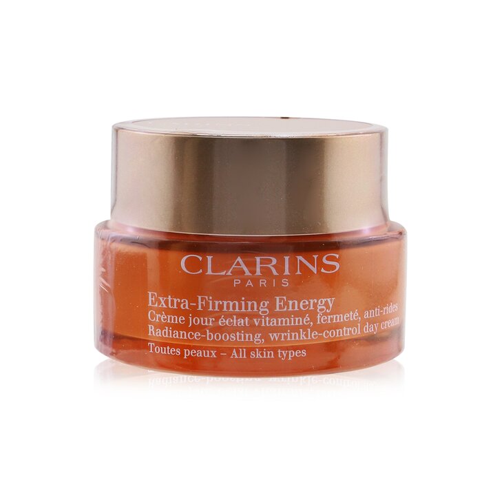 クラランス エクストラファーミング エナジー ラディアンス ブースト、リンクル コントロール デイクリーム 1.7oz Clarins Extra-Firming Re. Radiance-Boosting, .-Control Day Cream 50ml 送料無料 