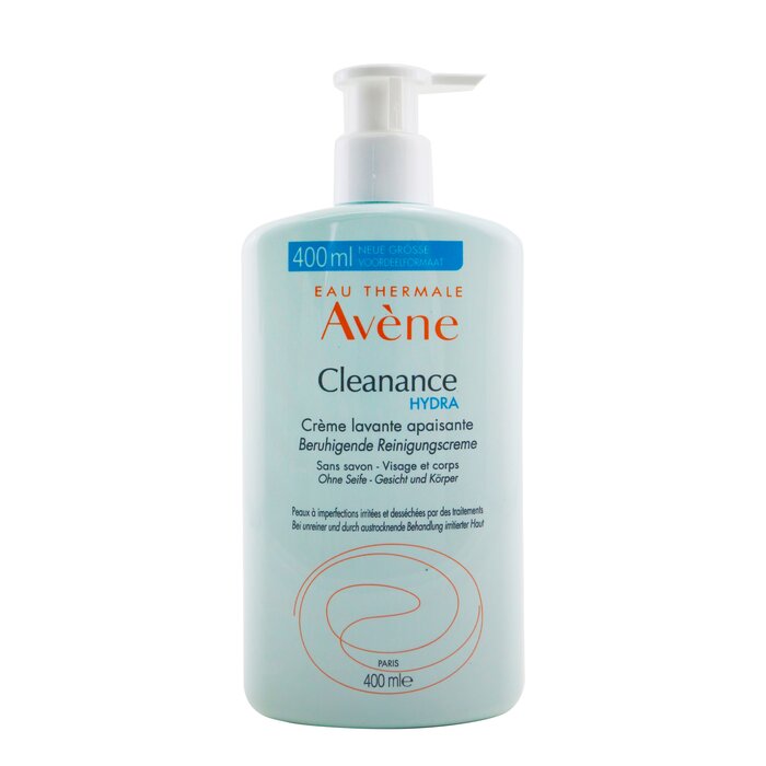 アベンヌ Cleanance HYDRA Soothing Cleansing Cream 13.3oz Avene Cleanance HYDRA Soothing Cleansing Cream 400ml 送料無料 