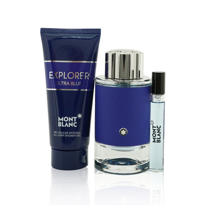 モンブラン モンブラン Explorer Ultra Blue Coffret: EDP 100ml + EDP 7.5ml + Shower Gel 100ml 3pcs Montblanc Explorer Ultra Blue Coffret: EDP 100ml + EDP 7.5ml + Shower Gel 100ml 3pcs 送料無料 【楽天海外通販】