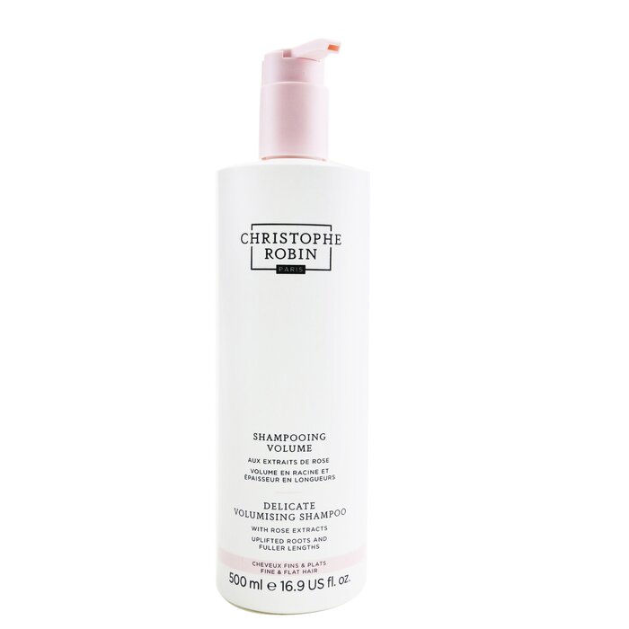 Christophe Robin Delicate Volumising Shampoo with Rose Extracts - Fine &amp; Flat Hair 16.9oz Christophe Robin Delicate Volumising Shampoo with Rose Extracts - Fine &amp; Flat Hair 500ml 送料無料 【楽天海外通販】 1