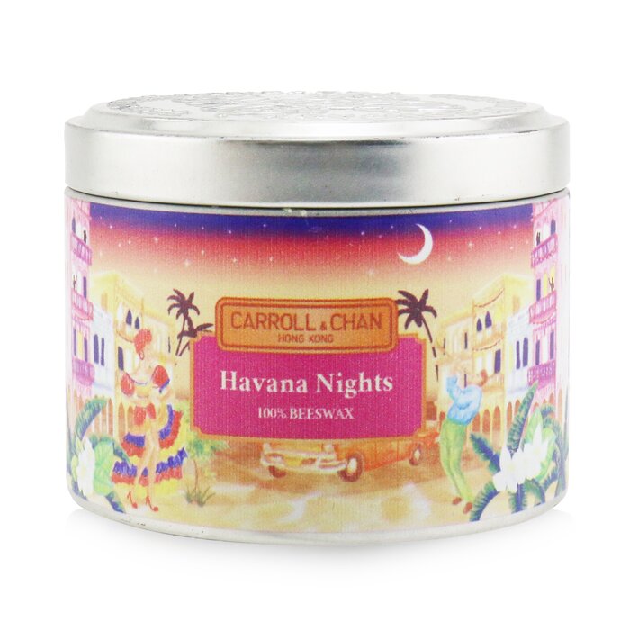 キャンドル・キャロル&amp;チャン 100% Beeswax Tin Candle - Havana Nights (8x6) cm 送料無料 【楽天海外通販】 Carroll &amp; Chan 100% Beeswax Tin Candle - Havana Nights (8x6) cm 送料無料 【楽天海外通販】