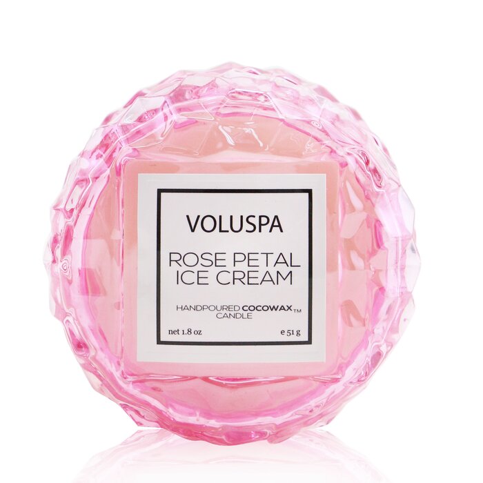 ܥ륹 Macaron Candle - Rose Petal Ice Cream 51g ̵ ڳŷΡ Voluspa M...